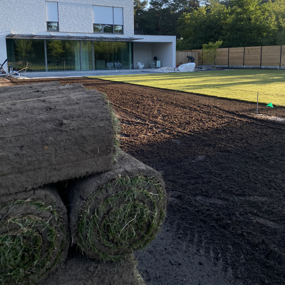 Grasmatten leggen